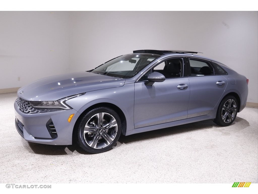 Gravity Gray 2021 Kia K5 EX Exterior Photo #144813527