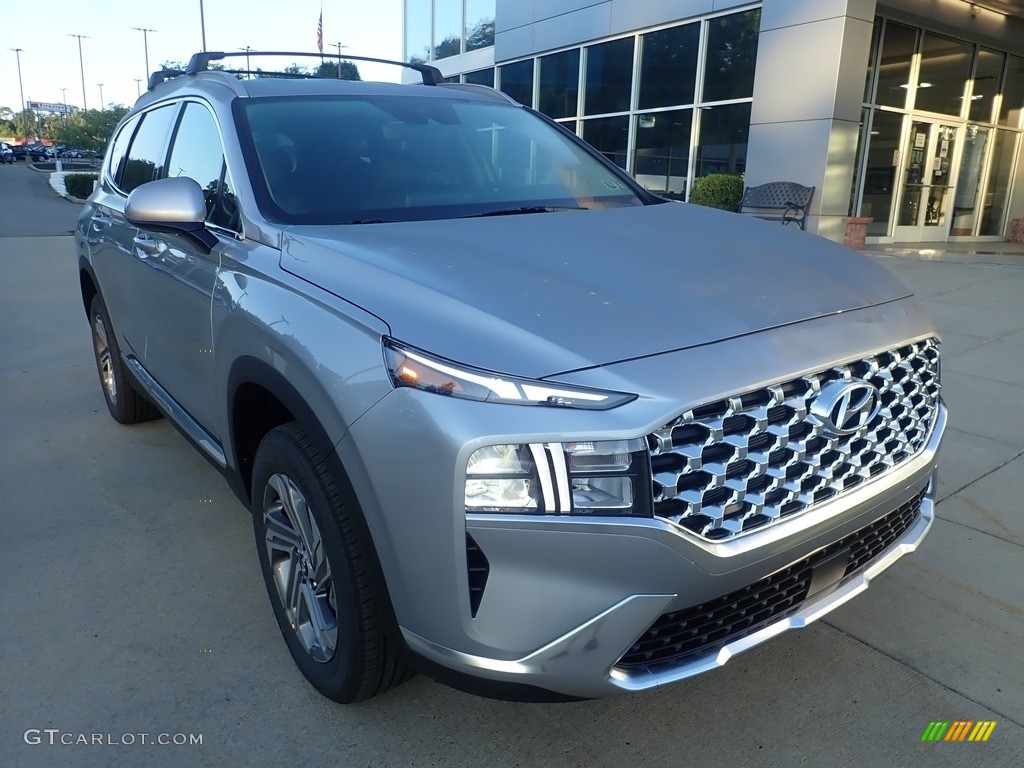 2022 Santa Fe SEL AWD - Shimmering Silver Pearl / Black photo #9