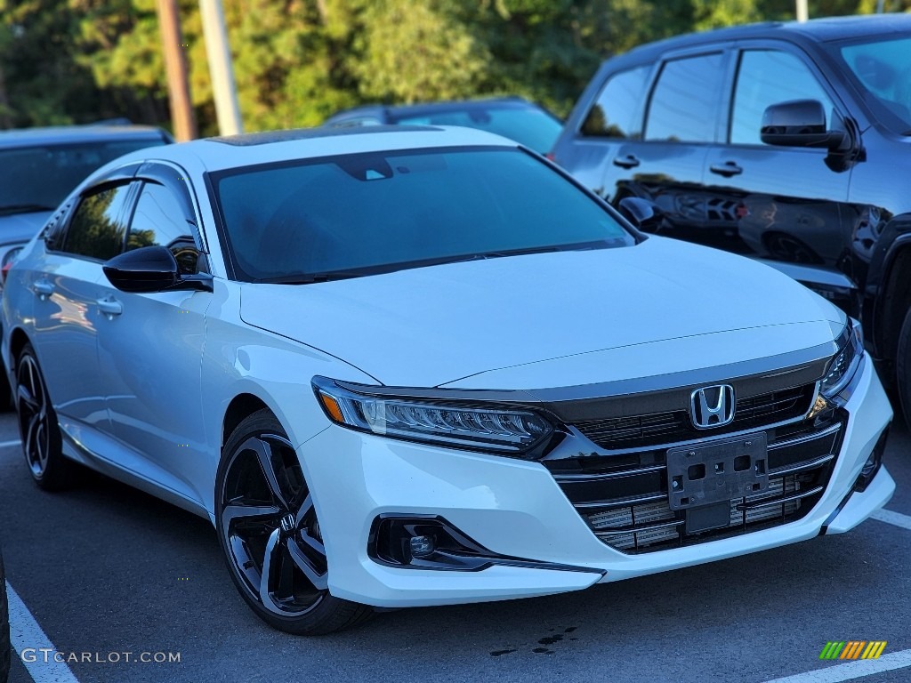 2021 Accord Sport - Platinum White Pearl / Black photo #3