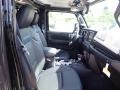 Black 2023 Jeep Wrangler Unlimited Rubicon 4XE Hybrid Interior Color