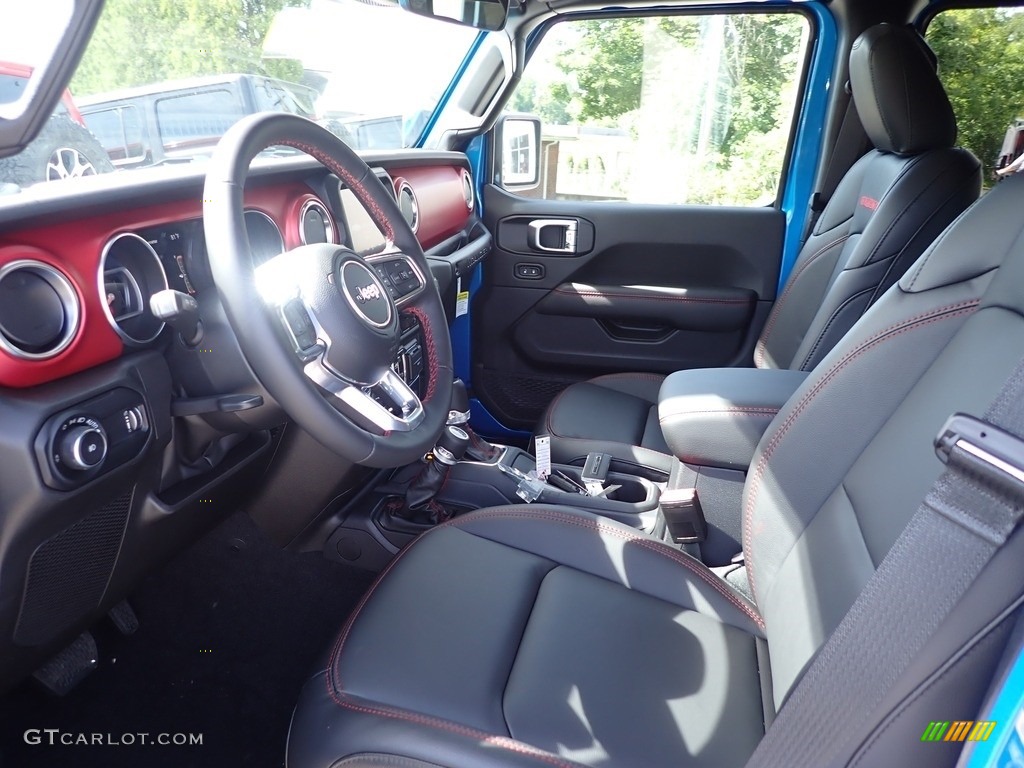 Black Interior 2023 Jeep Wrangler Unlimited Rubicon 4x4 Photo #144815294
