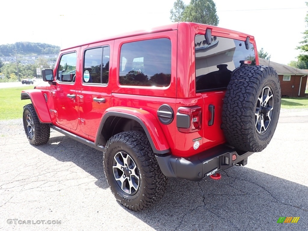 2022 Wrangler Unlimited Rubicon 4x4 - Firecracker Red / Black photo #3