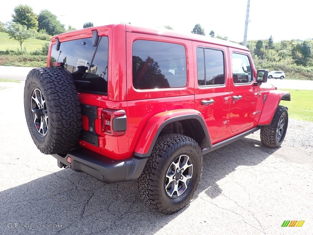 2022 Wrangler Unlimited Rubicon 4x4 - Firecracker Red / Black photo #5