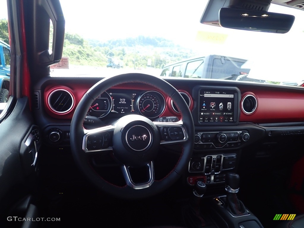 2022 Wrangler Unlimited Rubicon 4x4 - Firecracker Red / Black photo #13