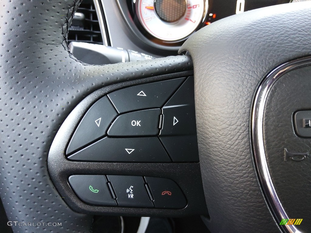 2022 Dodge Challenger R/T Shaker Black Steering Wheel Photo #144816752