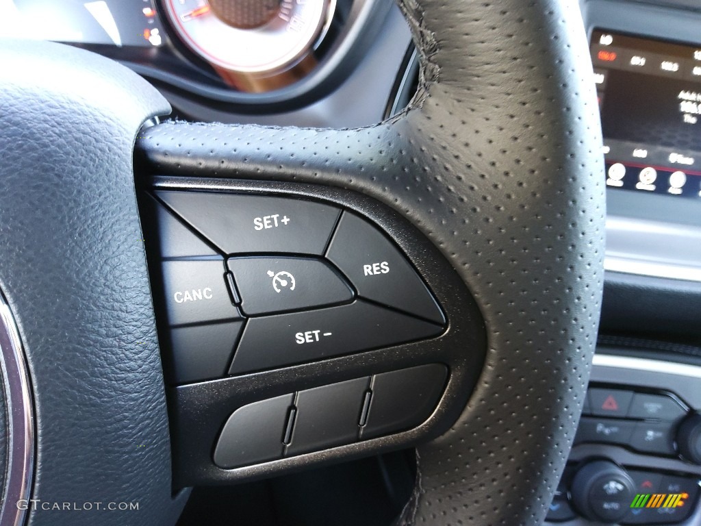2022 Dodge Challenger R/T Shaker Black Steering Wheel Photo #144816773