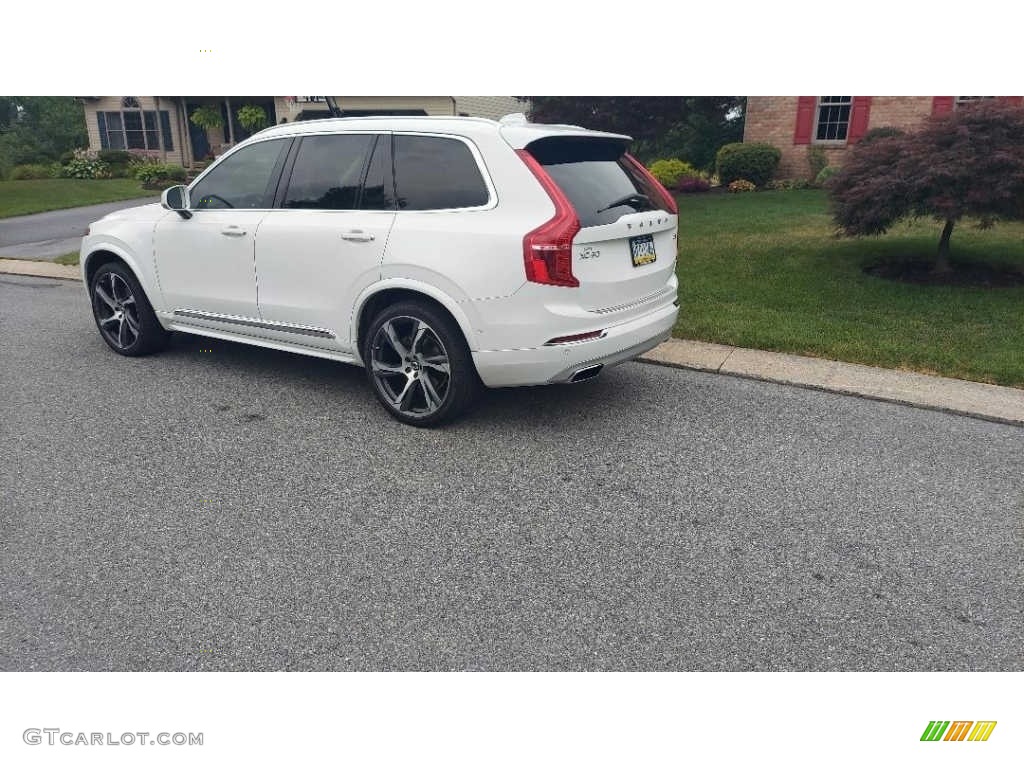 2019 XC90 T6 AWD Inscription - Ice White / Maroon photo #3
