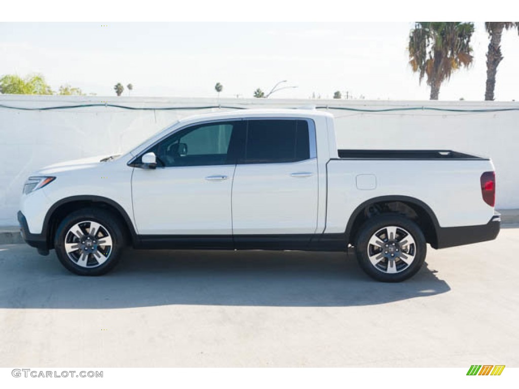 White Diamond Pearl 2018 Honda Ridgeline RTL-E AWD Exterior Photo #144817028
