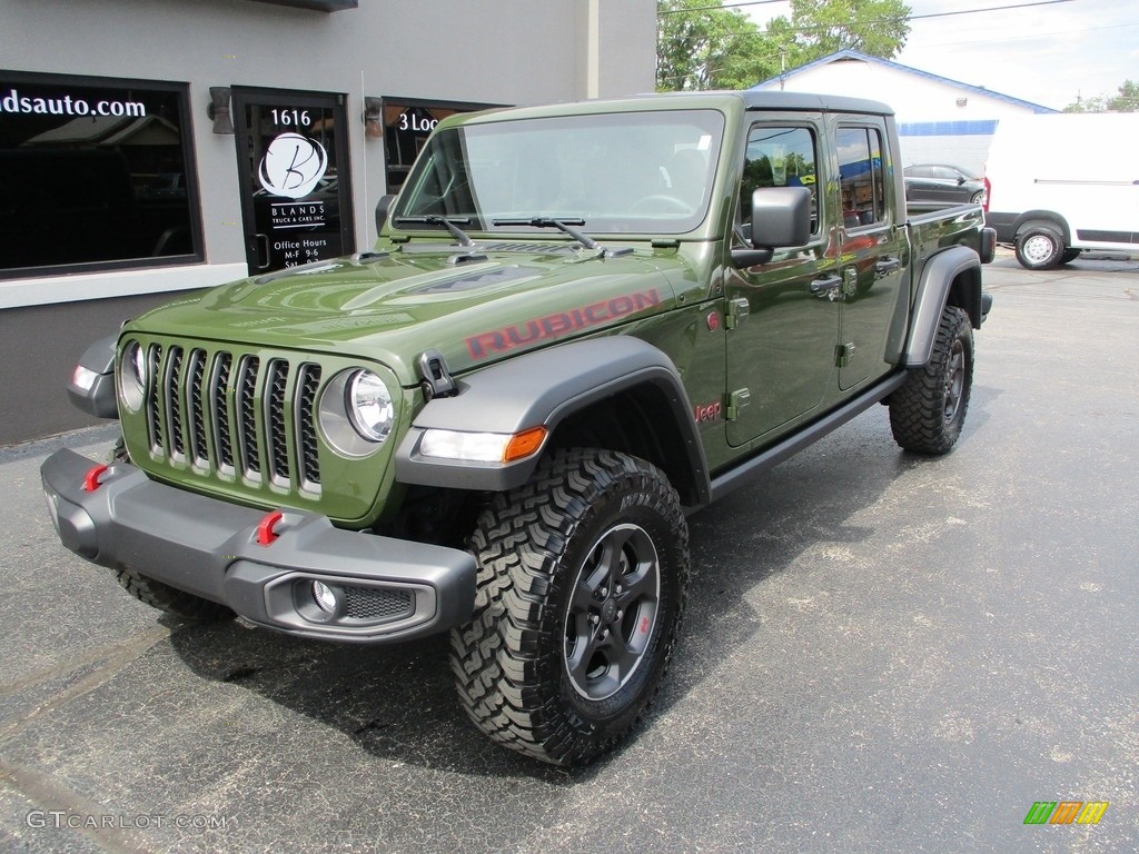 2022 Gladiator Rubicon 4x4 - Sarge Green / Black photo #2