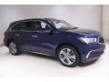 Fathom Blue Pearl 2017 Acura MDX Technology SH-AWD Exterior