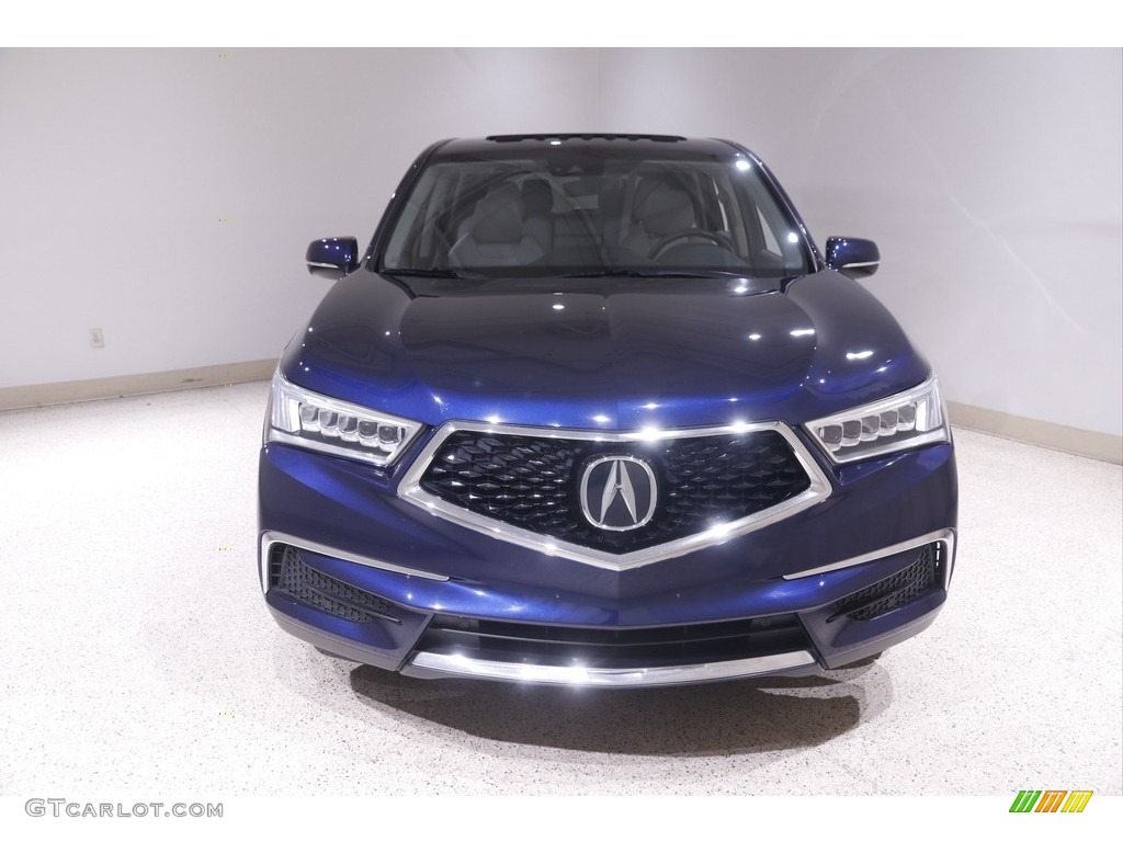 2017 MDX Technology SH-AWD - Fathom Blue Pearl / Graystone photo #2