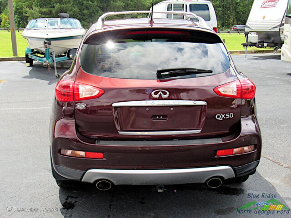2016 QX50 AWD - Midnight Garnet / Wheat photo #4