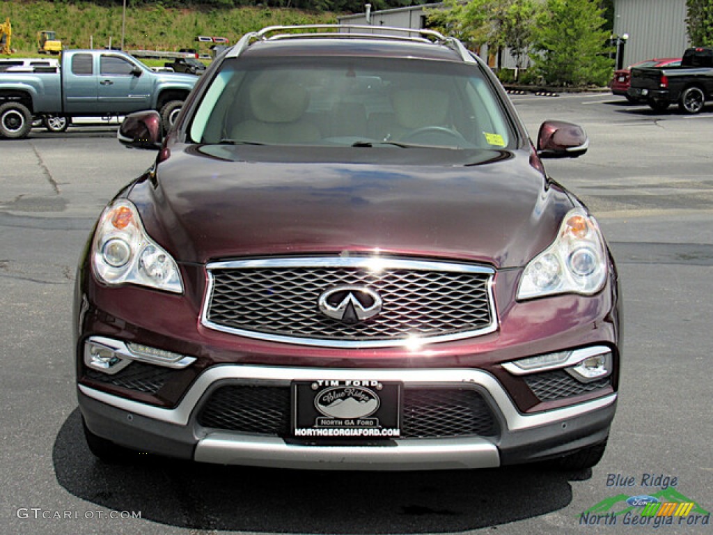 2016 QX50 AWD - Midnight Garnet / Wheat photo #8