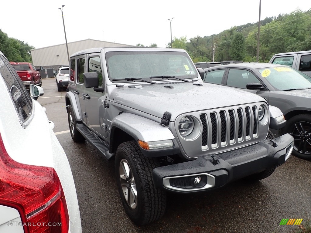 2020 Wrangler Unlimited Sahara 4x4 - Billet Silver Metallic / Black photo #2