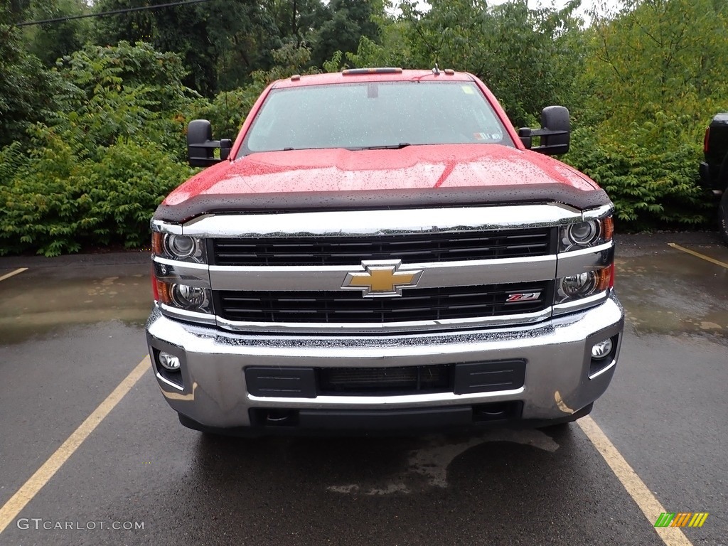 2015 Silverado 3500HD LT Regular Cab 4x4 - Victory Red / Jet Black/Dark Ash photo #2
