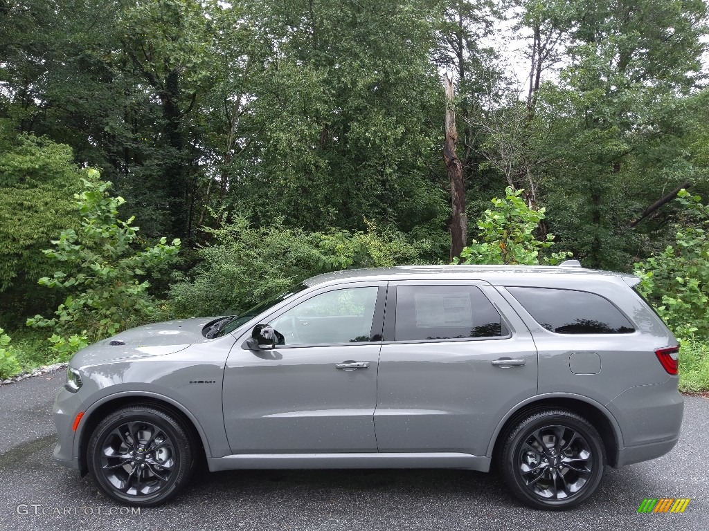 Destroyer Gray 2022 Dodge Durango R/T Blacktop AWD Exterior Photo #144822454