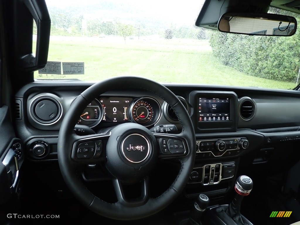 2023 Jeep Wrangler Unlimited Willys 4x4 Heritage Tan/Black Steering Wheel Photo #144822547