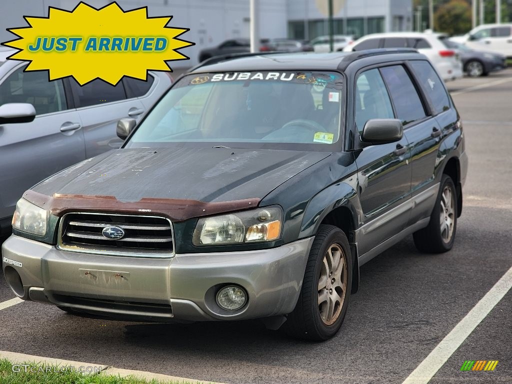 2005 Forester 2.5 XS L.L.Bean Edition - Woodland Green Pearl / Beige photo #1