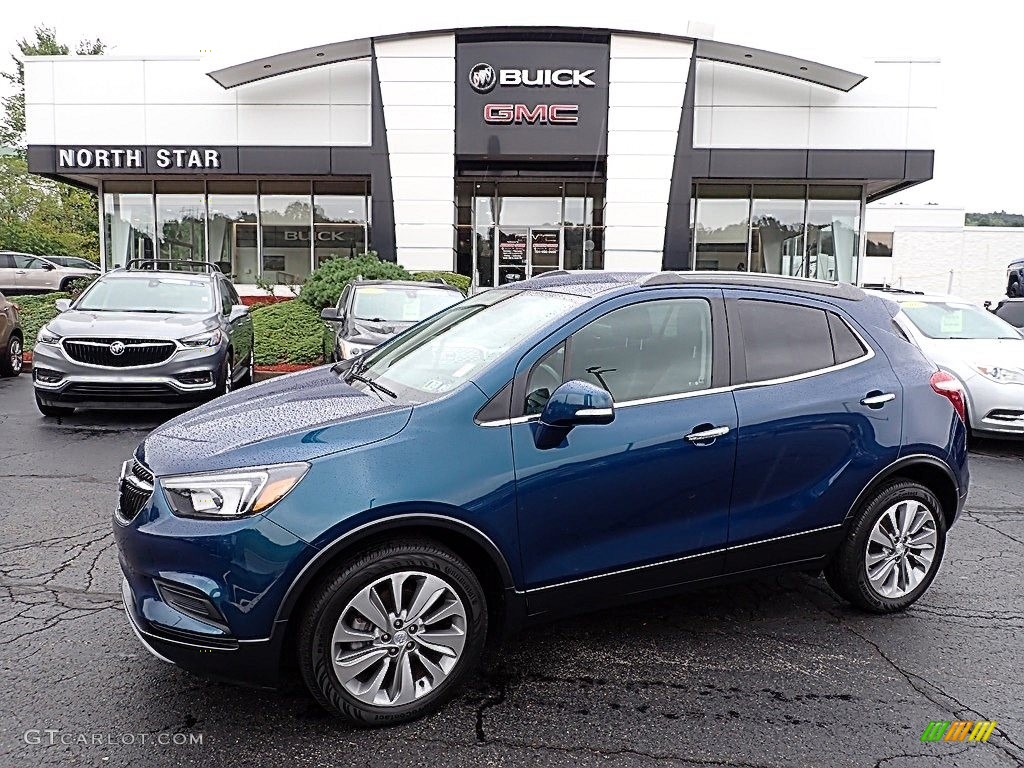 2019 Encore Preferred - Deep Azure Metallic / Ebony photo #1