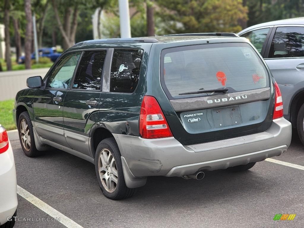2005 Forester 2.5 XS L.L.Bean Edition - Woodland Green Pearl / Beige photo #7