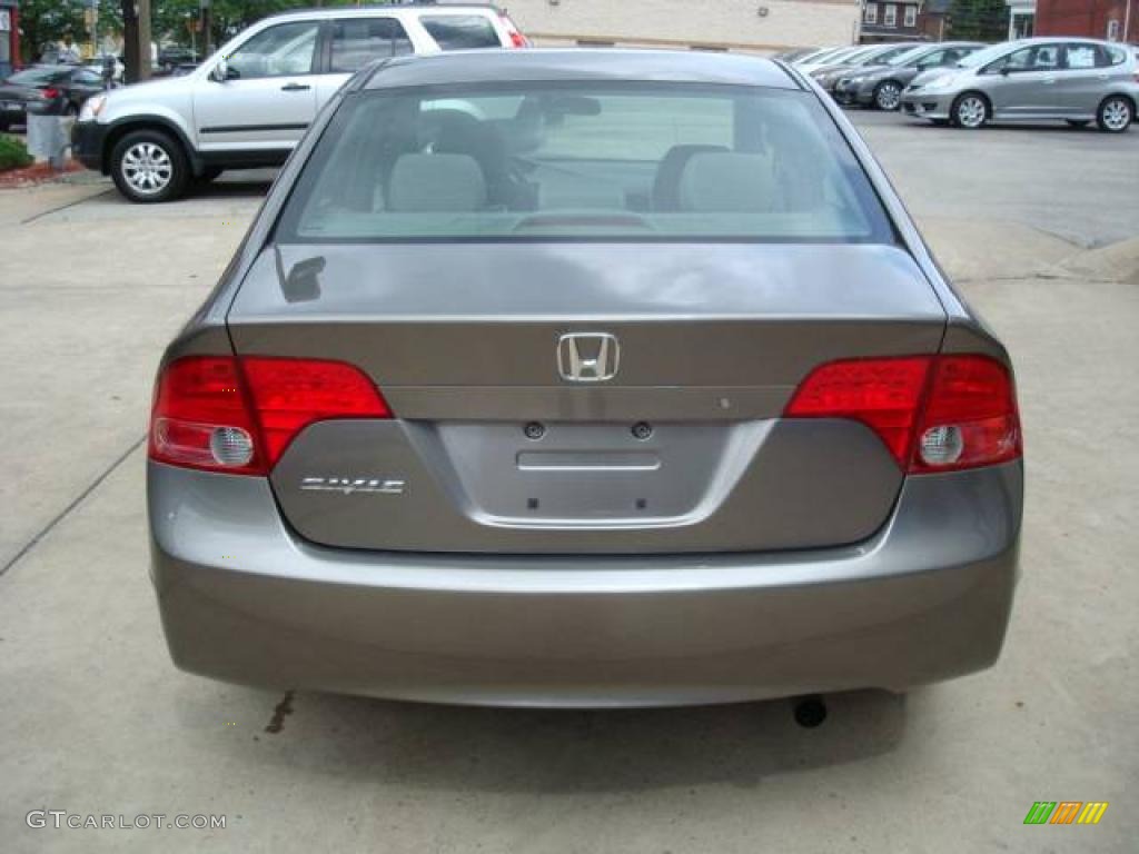 2006 Civic EX Sedan - Galaxy Gray Metallic / Gray photo #3