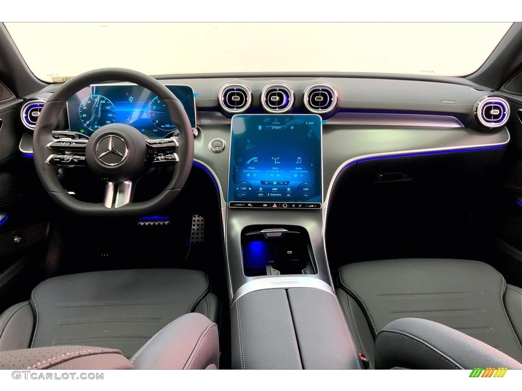 Black Interior 2022 Mercedes-Benz C 300 Sedan Photo #144823784