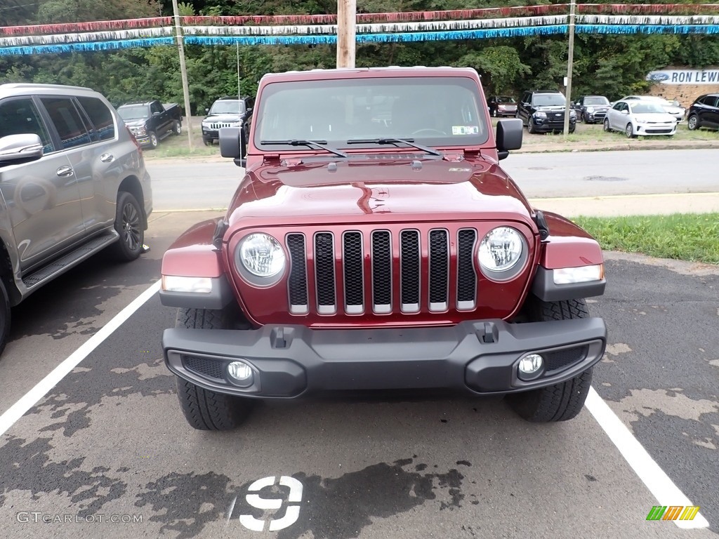 2021 Wrangler Unlimited Sport 4x4 - Snazzberry Pearl / Black photo #2
