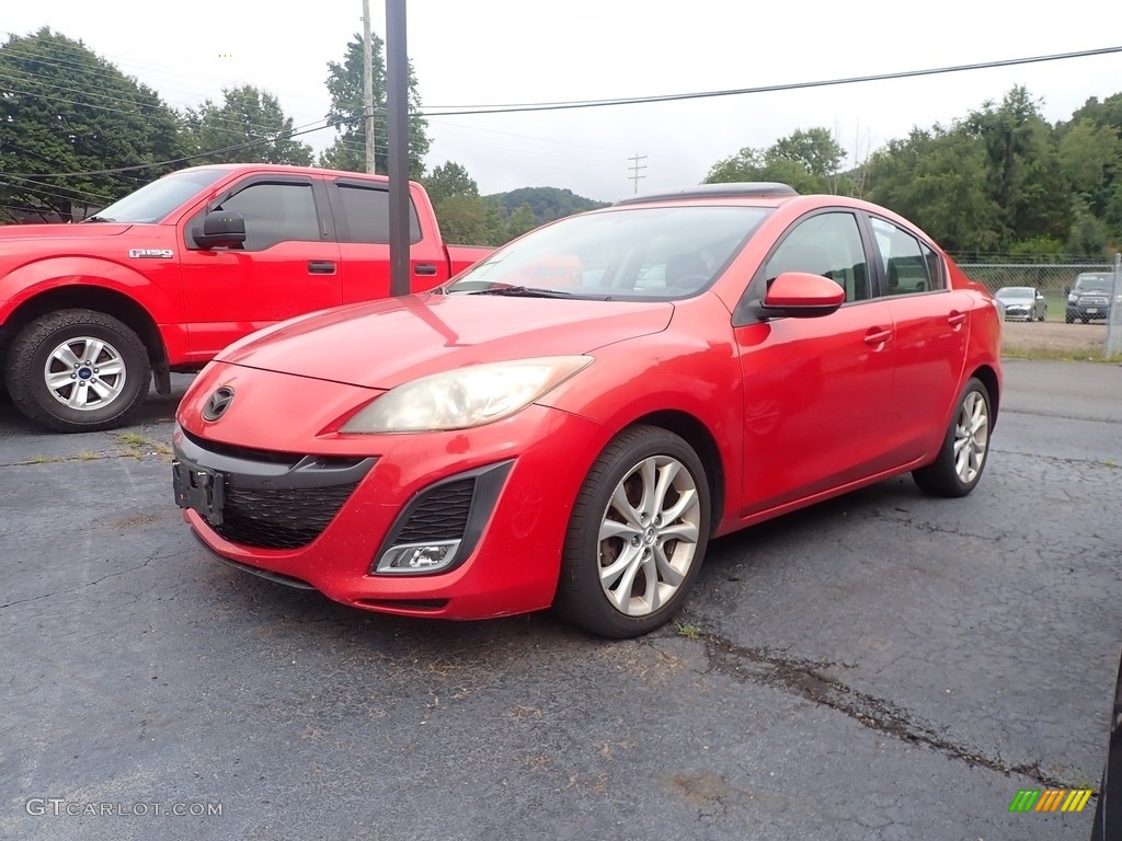 2010 MAZDA3 s Sport 4 Door - Velocity Red Mica / Black photo #6