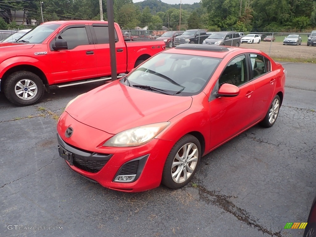 2010 MAZDA3 s Sport 4 Door - Velocity Red Mica / Black photo #7