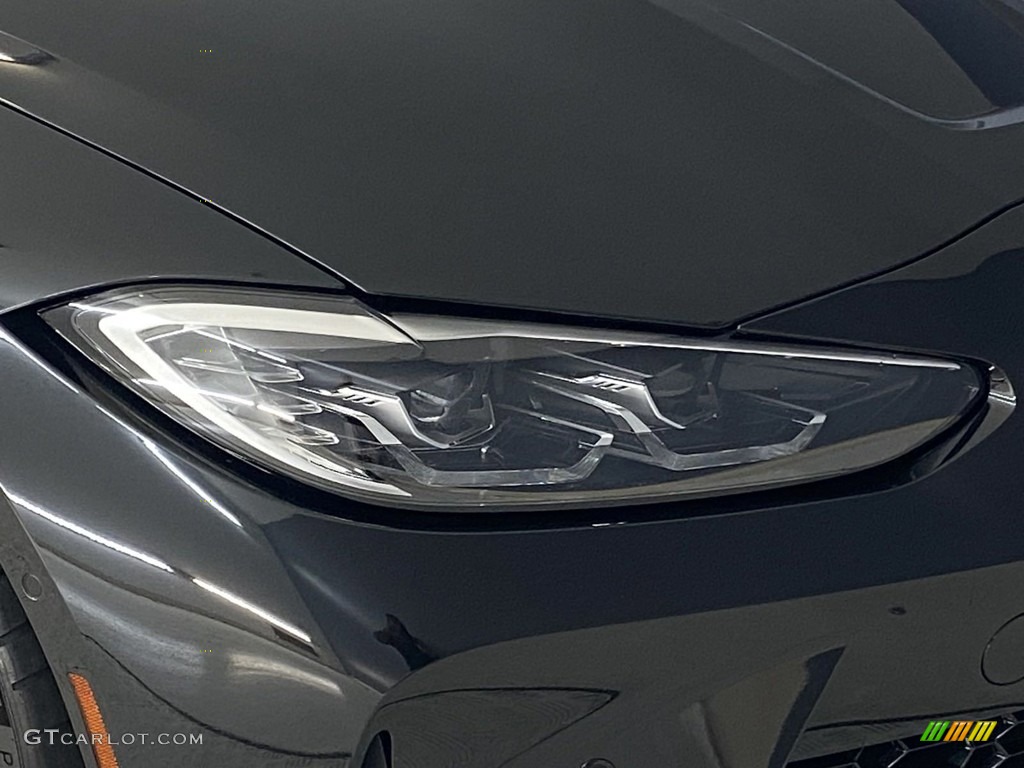 2022 M3 Competition Sedan - Black Sapphire Metallic / Fiona Red photo #6