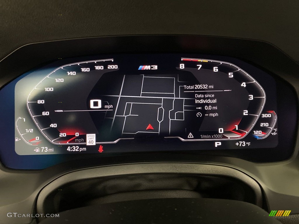 2022 BMW M3 Competition Sedan Gauges Photo #144825092