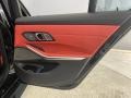 Fiona Red 2022 BMW M3 Competition Sedan Door Panel