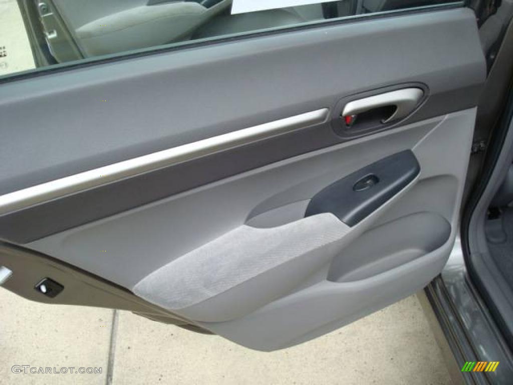 2006 Civic EX Sedan - Galaxy Gray Metallic / Gray photo #13