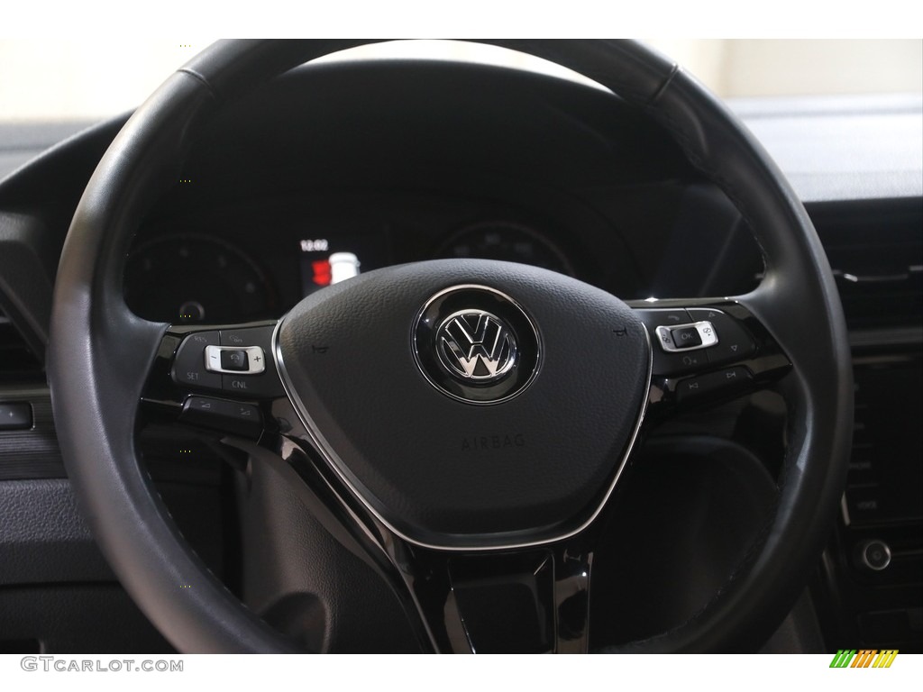 2021 Volkswagen Passat R-Line Titan Black Steering Wheel Photo #144825626