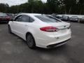 2017 Oxford White Ford Fusion SE AWD  photo #4