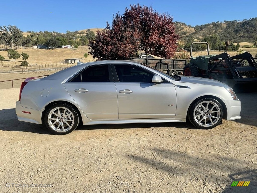 Radiant Silver Metallic 2013 Cadillac CTS -V Sedan Exterior Photo #144826355