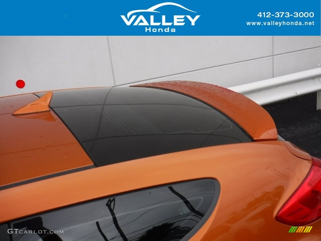 2014 Veloster Turbo - Vitamin C / Black photo #3