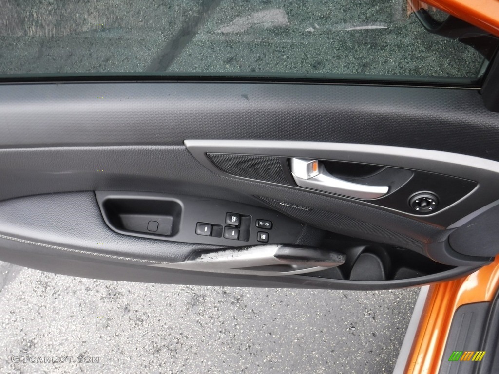 2014 Veloster Turbo - Vitamin C / Black photo #11