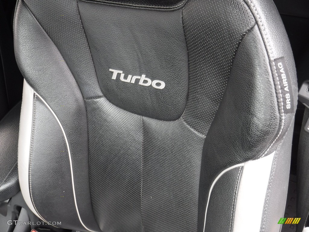 2014 Veloster Turbo - Vitamin C / Black photo #14