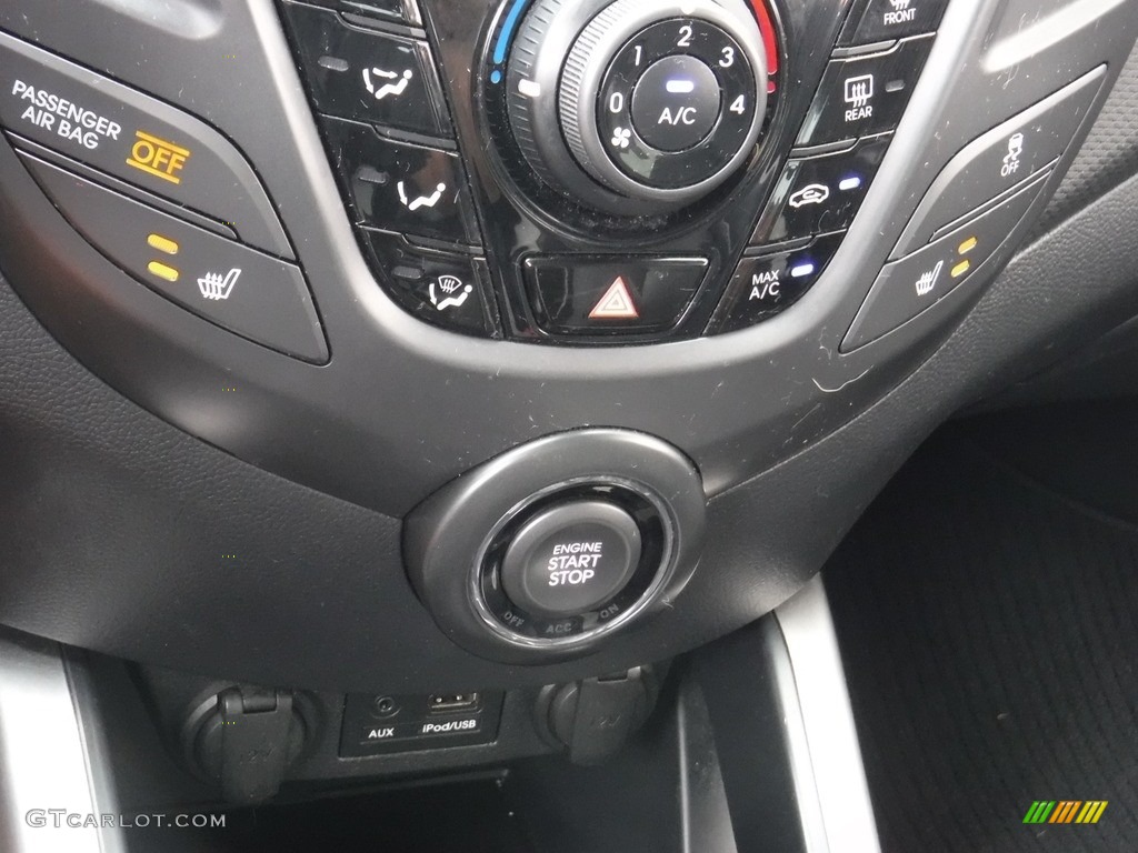 2014 Veloster Turbo - Vitamin C / Black photo #16