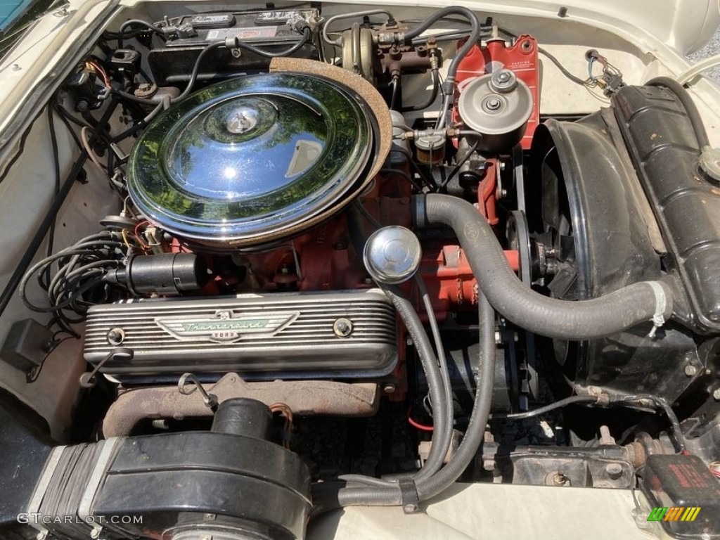 1957 Ford Thunderbird Convertible Engine Photos