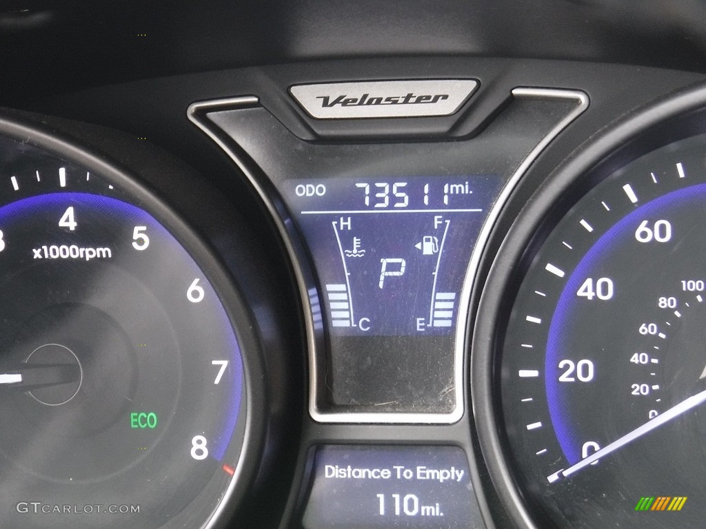 2014 Veloster Turbo - Vitamin C / Black photo #29