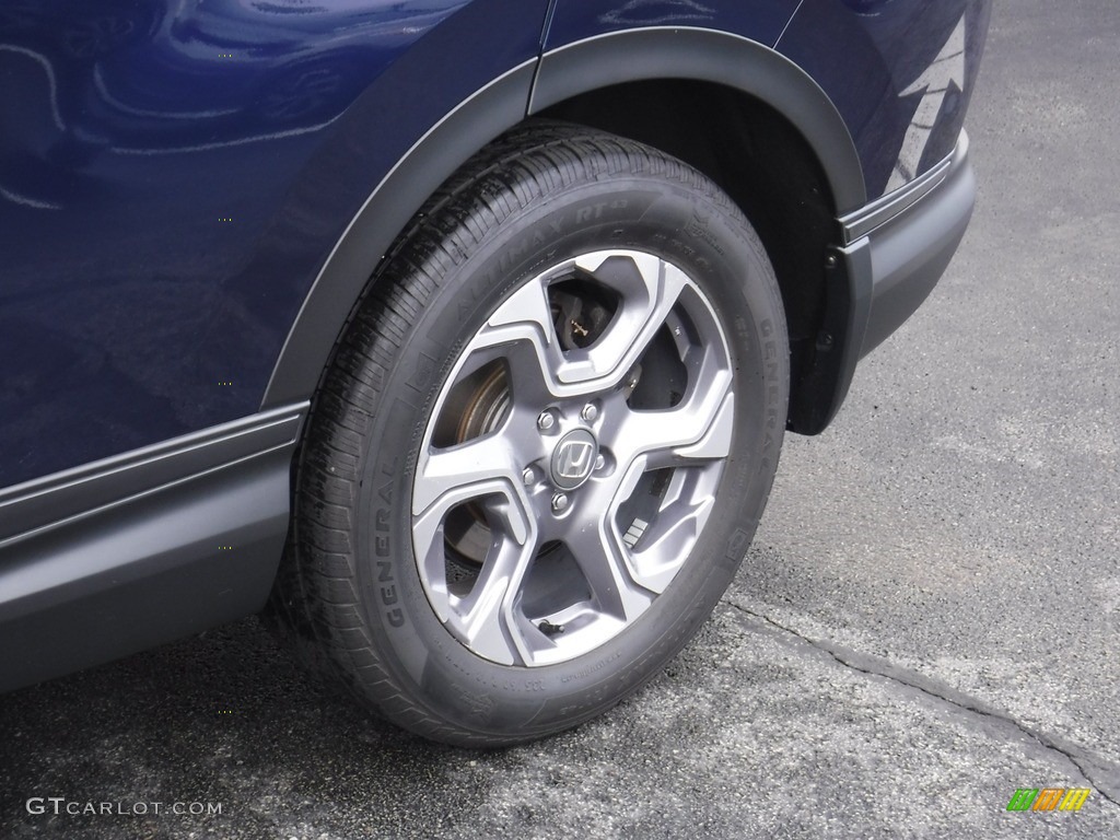 2018 CR-V EX-L AWD - Obsidian Blue Pearl / Gray photo #3