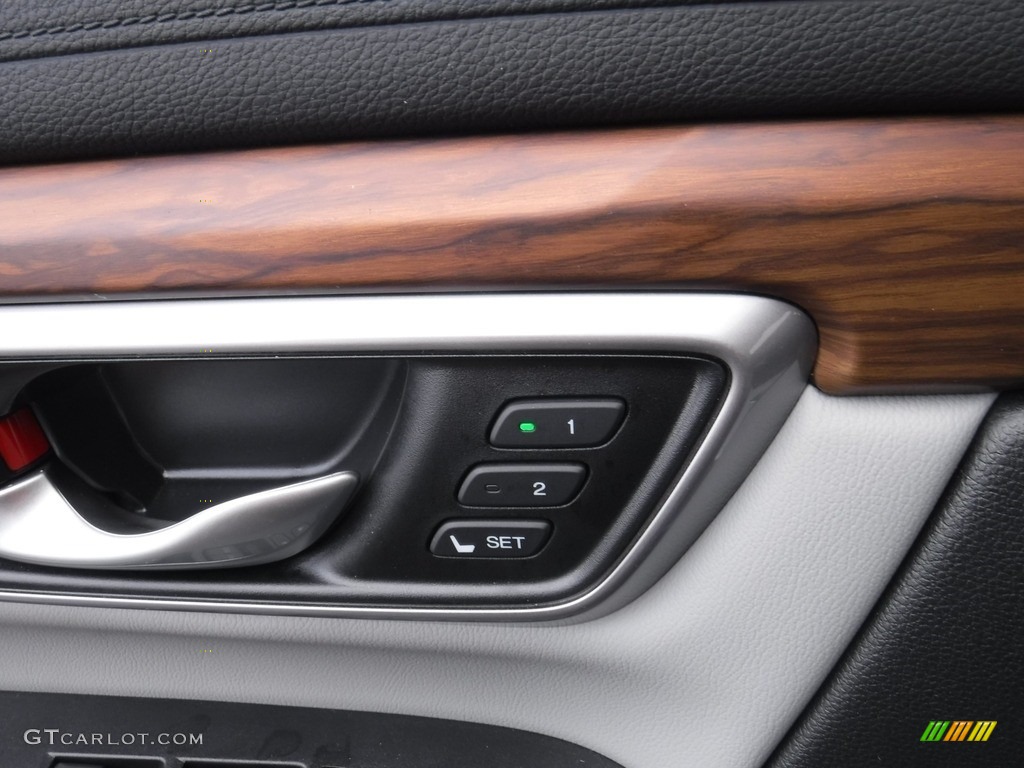 2018 CR-V EX-L AWD - Obsidian Blue Pearl / Gray photo #14
