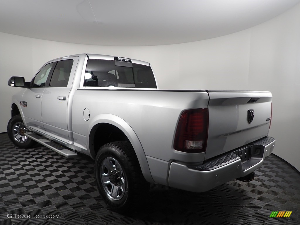 2018 2500 Laramie Crew Cab 4x4 - Bright Silver Metallic / Black photo #9
