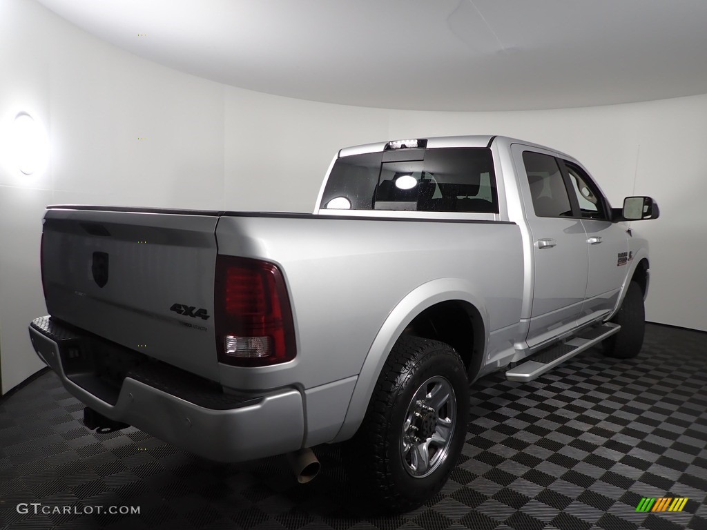 2018 2500 Laramie Crew Cab 4x4 - Bright Silver Metallic / Black photo #12