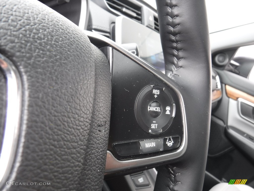 2018 CR-V EX-L AWD - Obsidian Blue Pearl / Gray photo #26