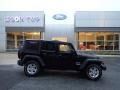 Black 2012 Jeep Wrangler Unlimited Sport 4x4