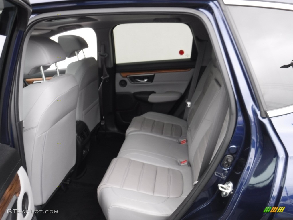 2018 CR-V EX-L AWD - Obsidian Blue Pearl / Gray photo #28