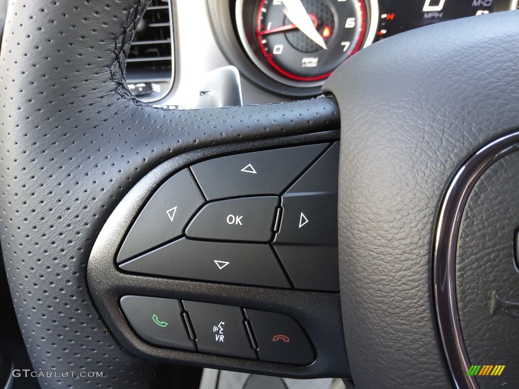 2022 Dodge Charger GT Plus Black Steering Wheel Photo #144828527